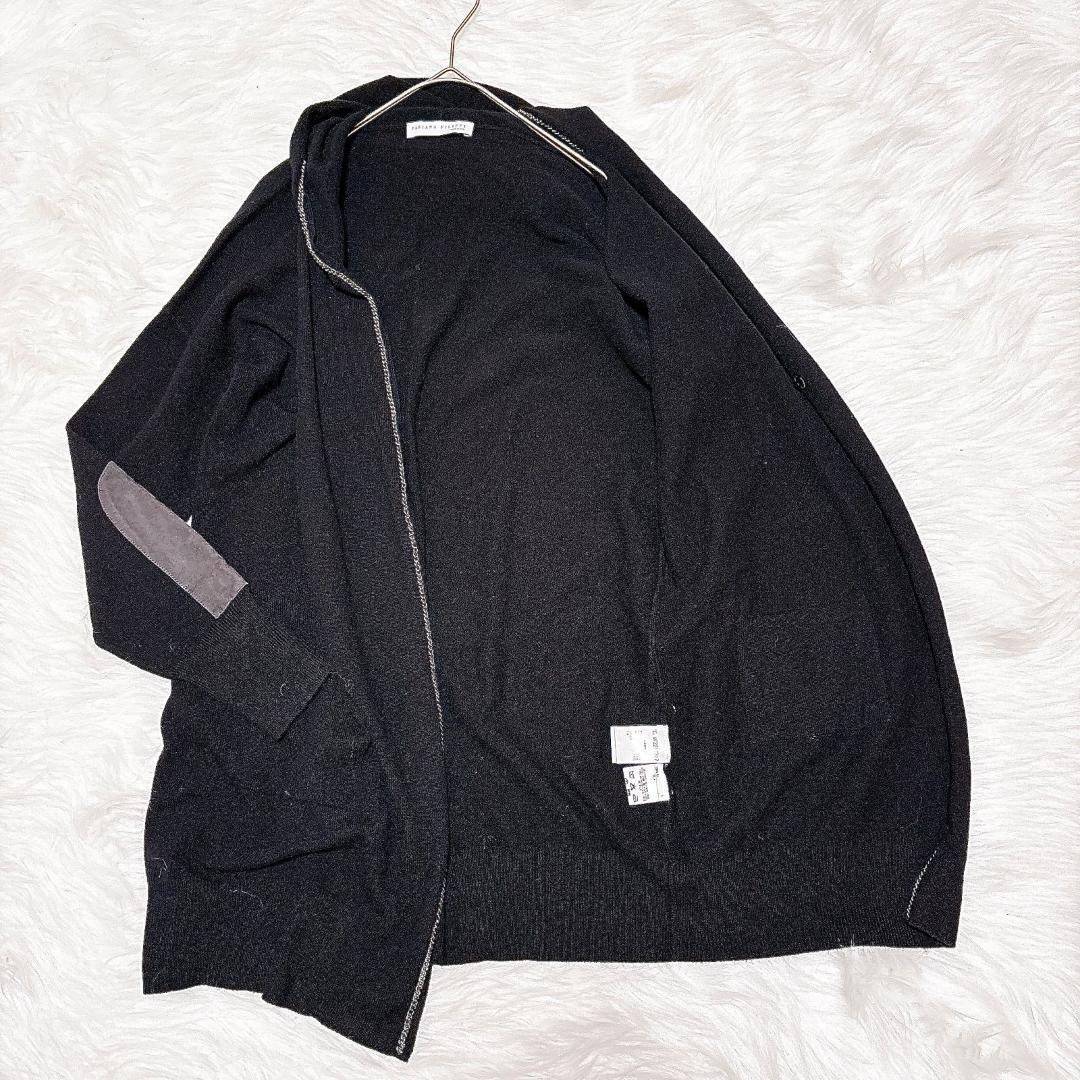 ファビアナフィリッピ フード ニット ウール シルク混 カシミヤ混 XL