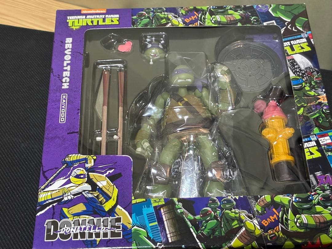 リボルテック　ミュータントタートルズ　ドナテロ　未開封 リボルテック ミュータント ニンジャタートルズ ドナテロ 海洋堂