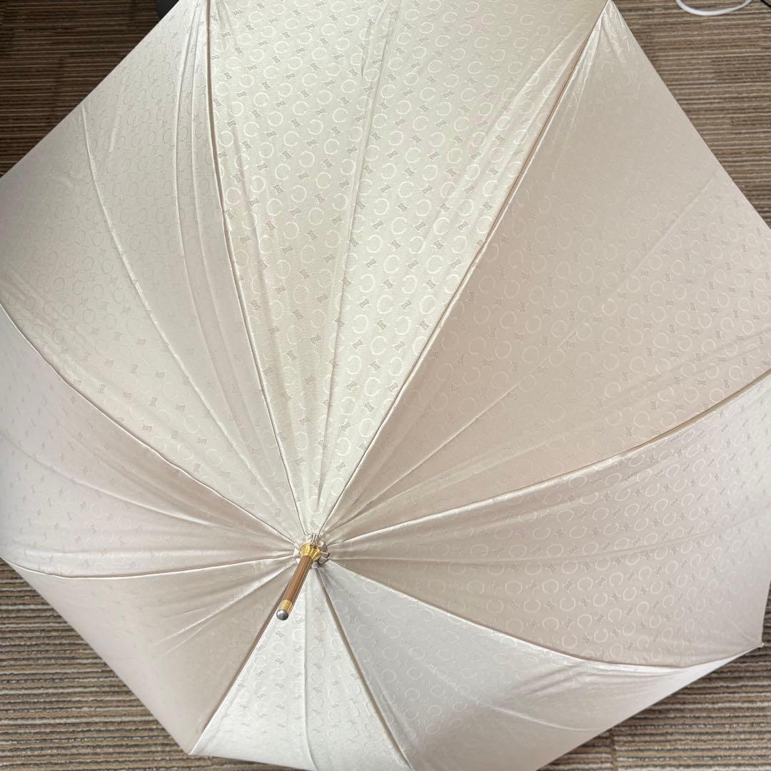 CELINE セリーヌ Cマカダム総柄ゴールド 晴雨兼用長傘 - メルカリ