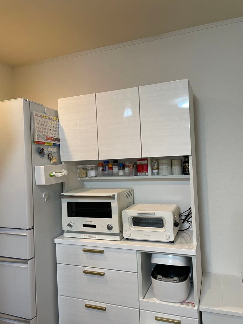 ニトリ　食器棚　ホワイト　※26/1/6迄 ニトリ（NITORI） 食器棚（60 WH) ニトリ期間限定：4/7迄 : ニトリ