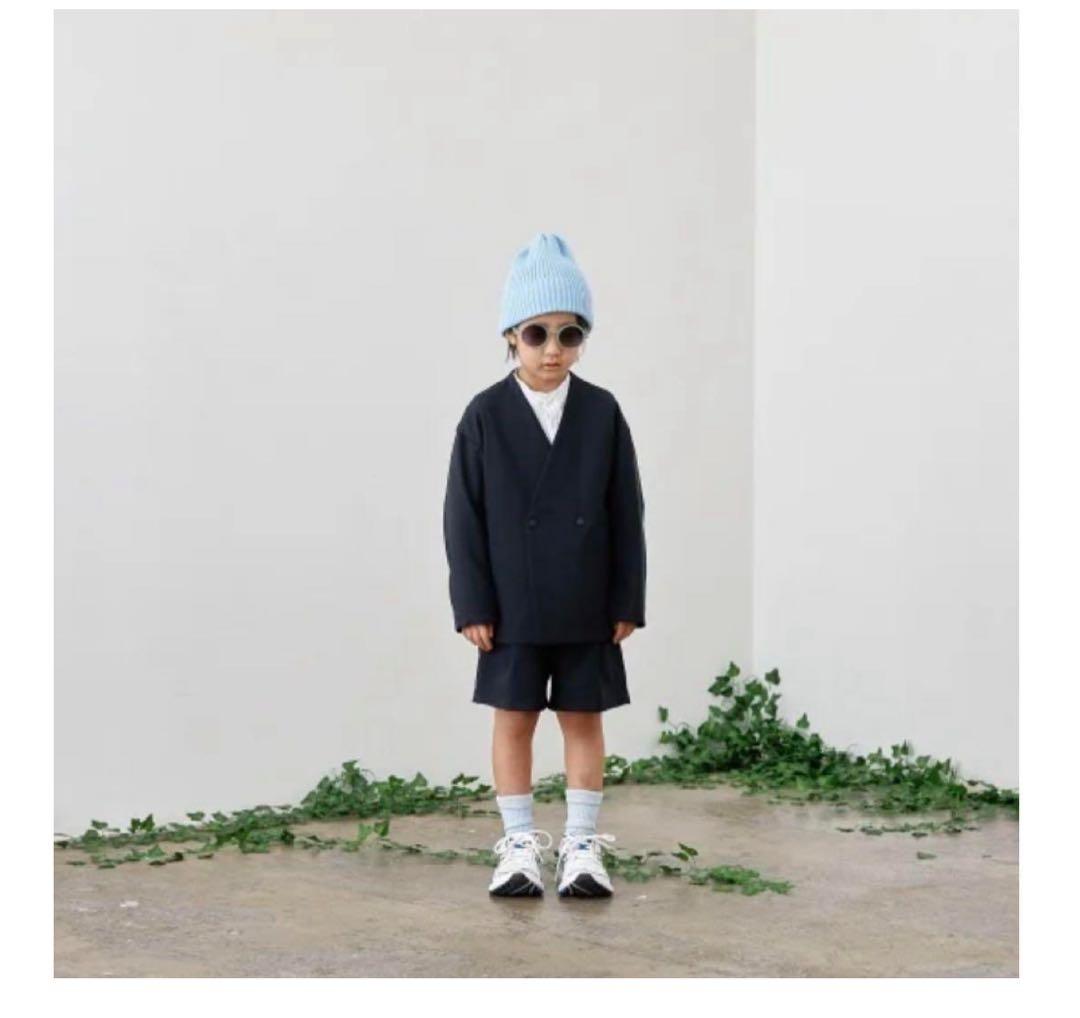 MOUN TEN. ブラック セットアップ 125 ジャケット入学卒園 セール 「50%OFF」 ジャケット・スーツ 