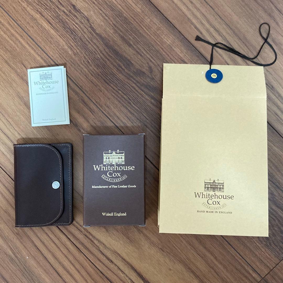 オージー WHITE HOUSE COX　名刺入れ　新品未使用 ホワイトハウスコックス カードケース Whitehouse Cox 名刺入れ