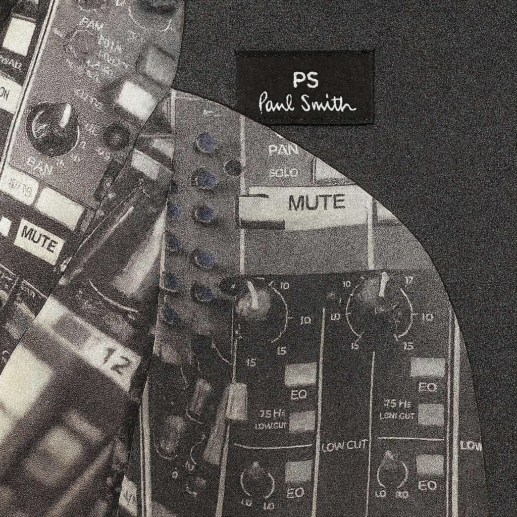 【美品／希少柄】PaulSmith テーラードジャケット 裏地ミキサー音響柄