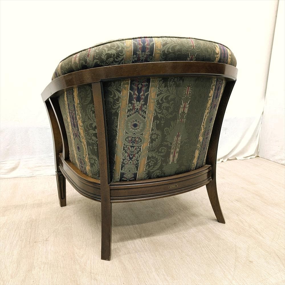 マルニ ロイヤル シャルル 地中海 シングルソファ 1人掛け チェア 1P 椅子