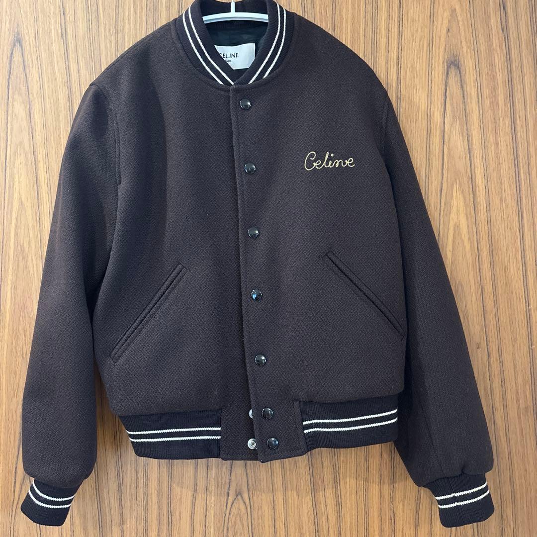 セリーヌCELINE 36 メンズレディース兼用エンブロイダリーテディジャケット 楽天市場】セリーヌ CELINE レザージャケット テディジャケット