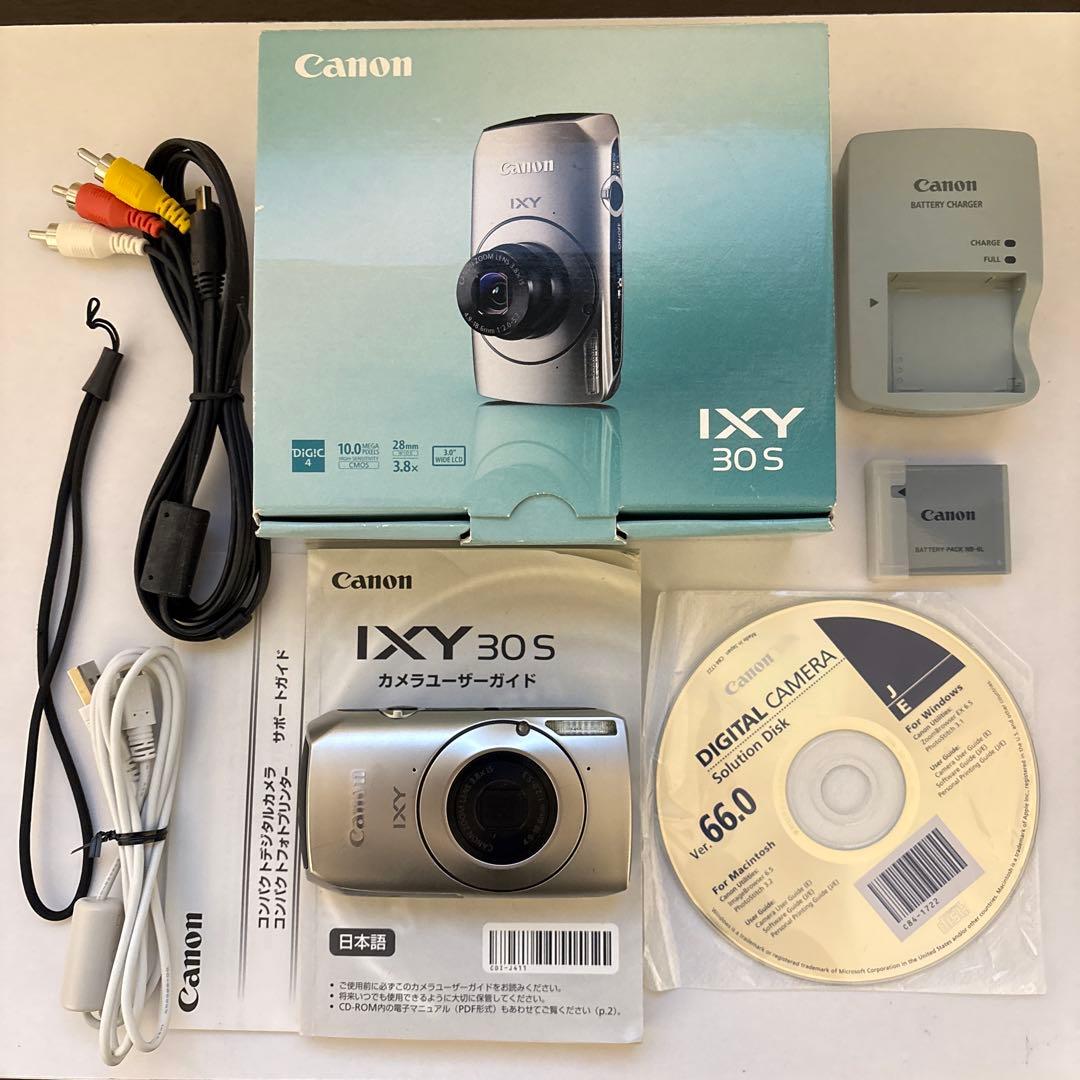 【美品】 Canon IXY 30S シルバー フルセット キャノン イクシー Amazon | Canon デジタルカメラ IXY30S シルバー IXY30S(SL