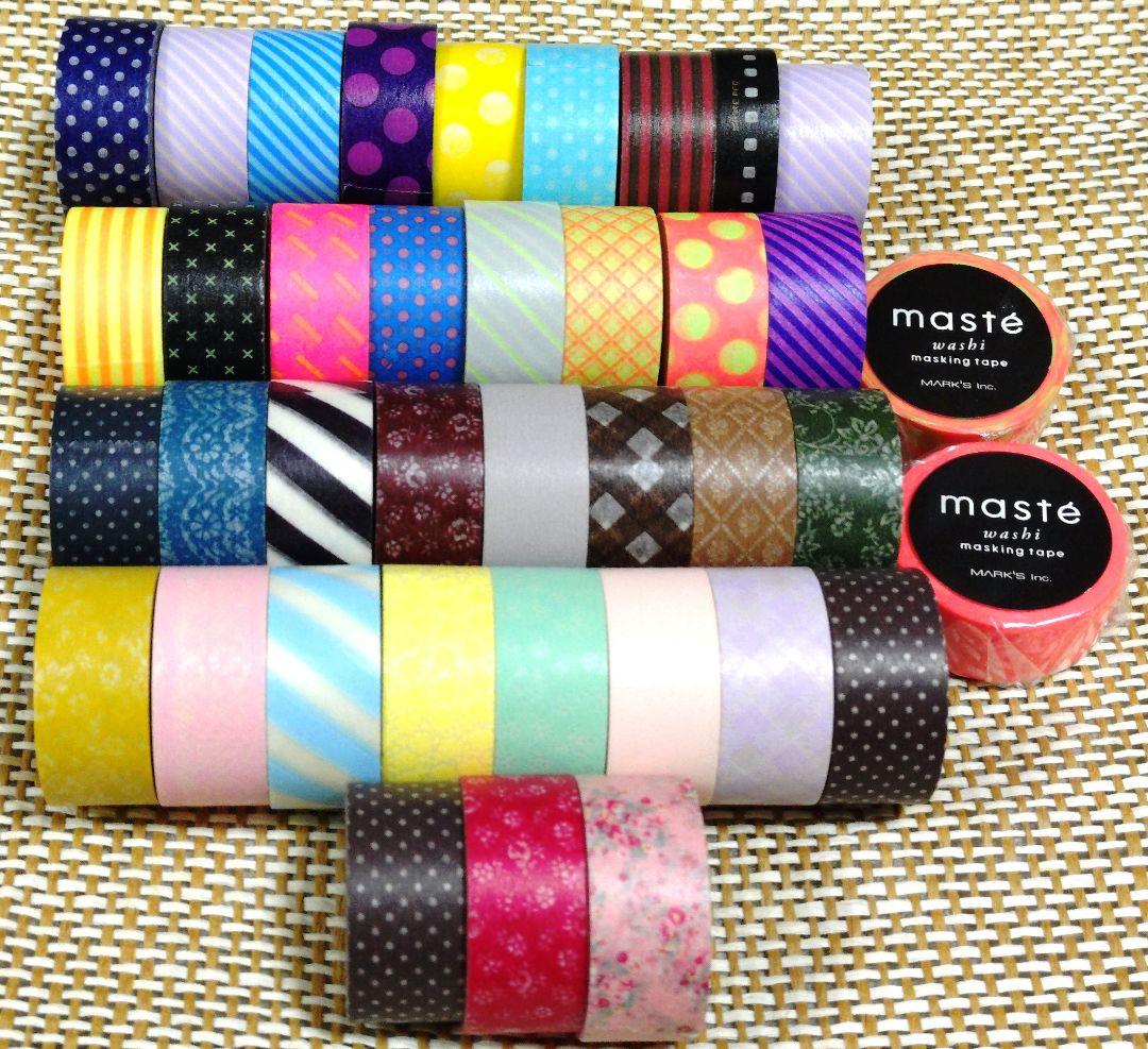 マスキングテープ マークス ミニサイズ シック パターンミックス マカロン 花柄 マスキングテープ マークス ミニサイズ シック パターンミックス