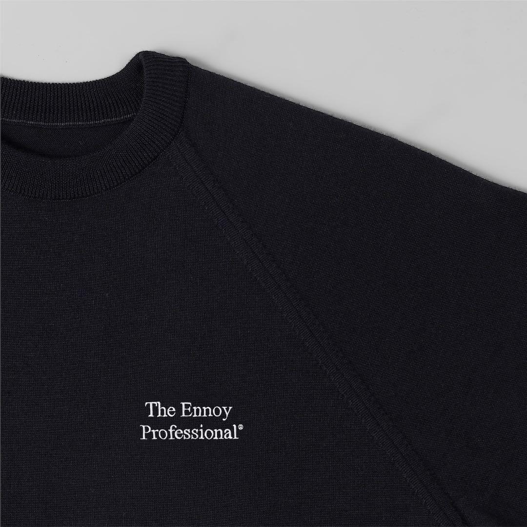 トップス ENNOY MERINO WOOL SWEATER \"Black\" L