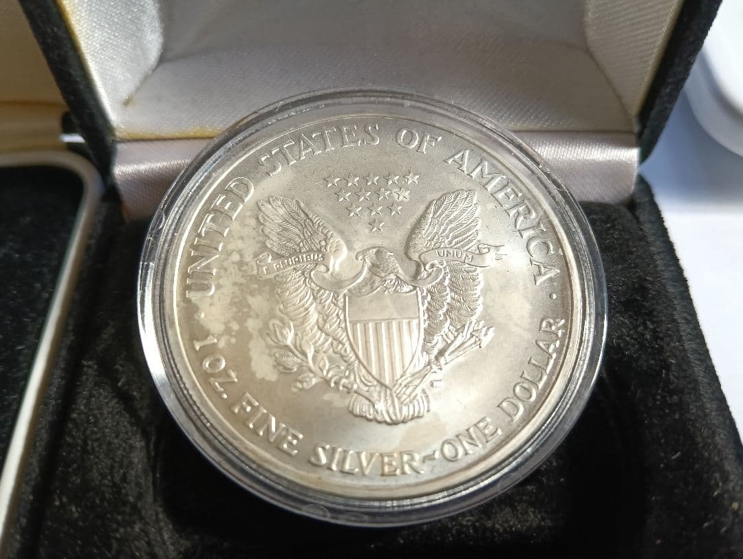 マルコニー大西洋横断無線通信100周年記念銀貨＆コロンビア号追悼記念