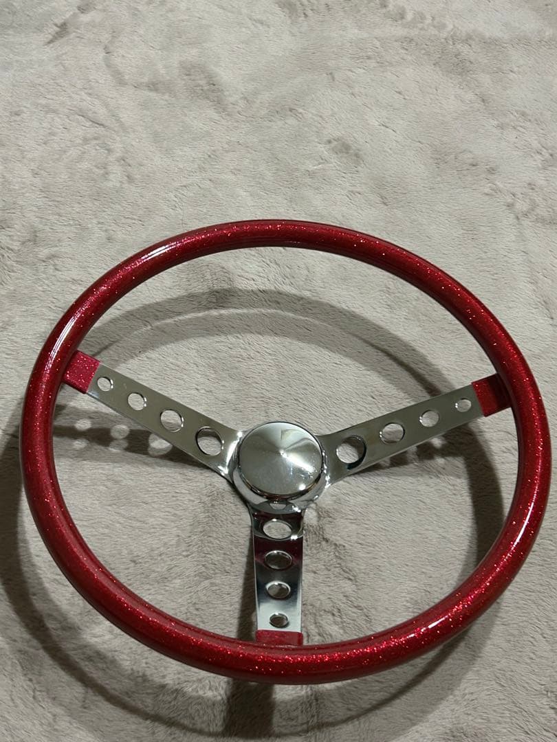 ムーンアイズ　ステアリング MOONEYES ORIGINAL Classic Style Vinyl Grip Steering Wheel 34cm