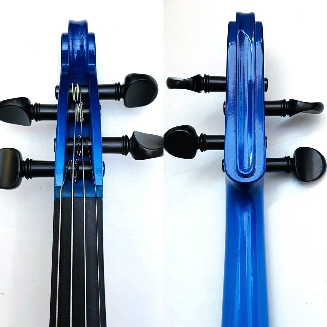 美品】YAMAHA サイレントバイオリン SV-110 スケルトンブルー - メルカリ