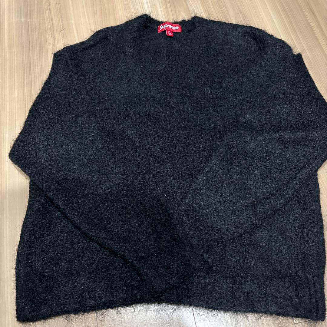 Supreme ブラック ニットセーター M Supreme ブラック ニット セーター - メルカリ