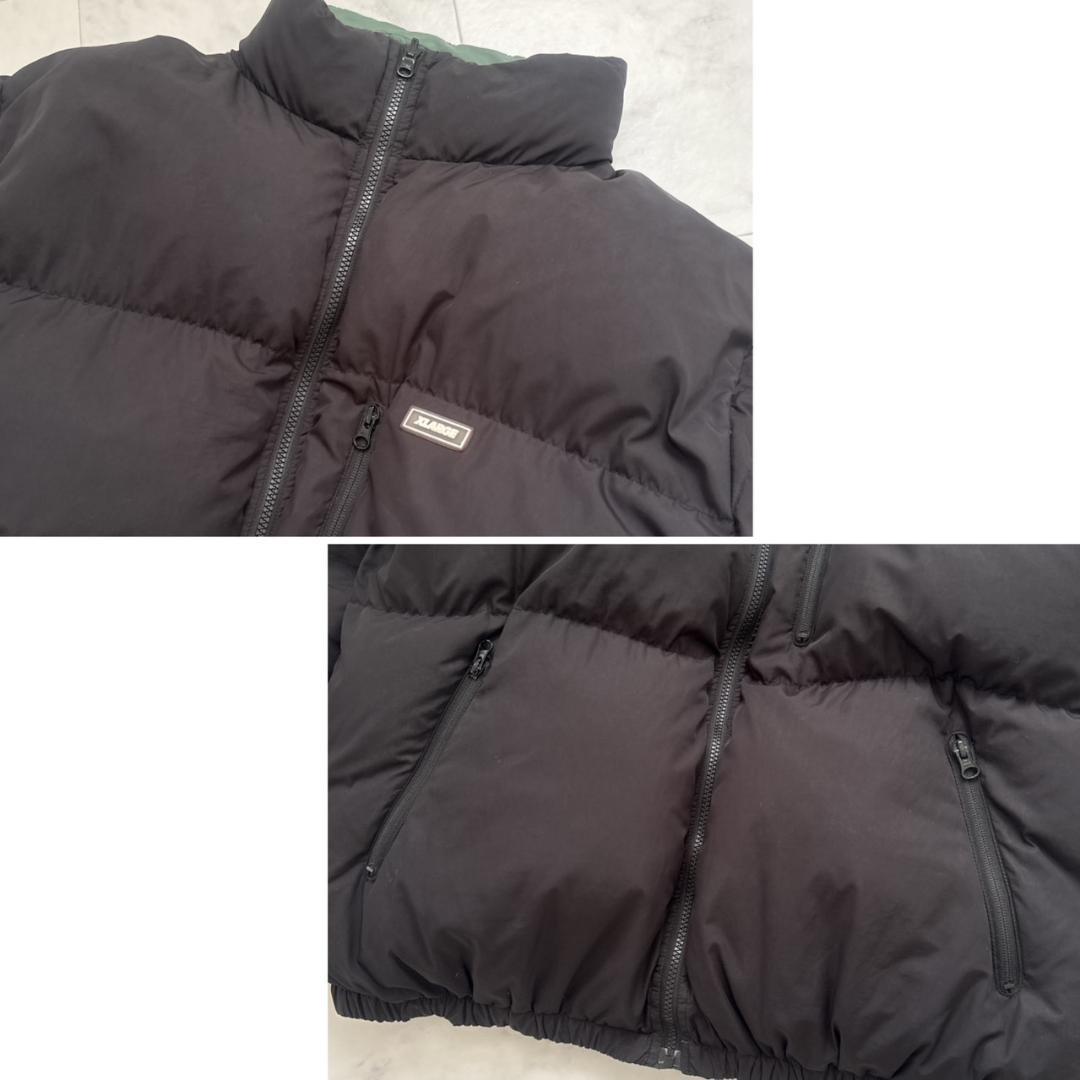 XLARGE リバーシブル ダウンジャケット グリーンブラック XLの通販はau