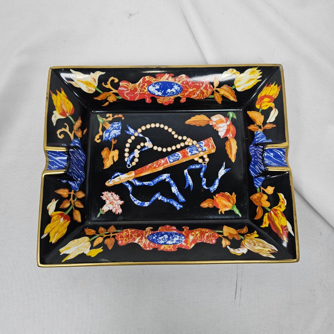 1988年希少】HERMES ヴィドポシュ 灰皿 小物入れ「東洋と西洋の石」の