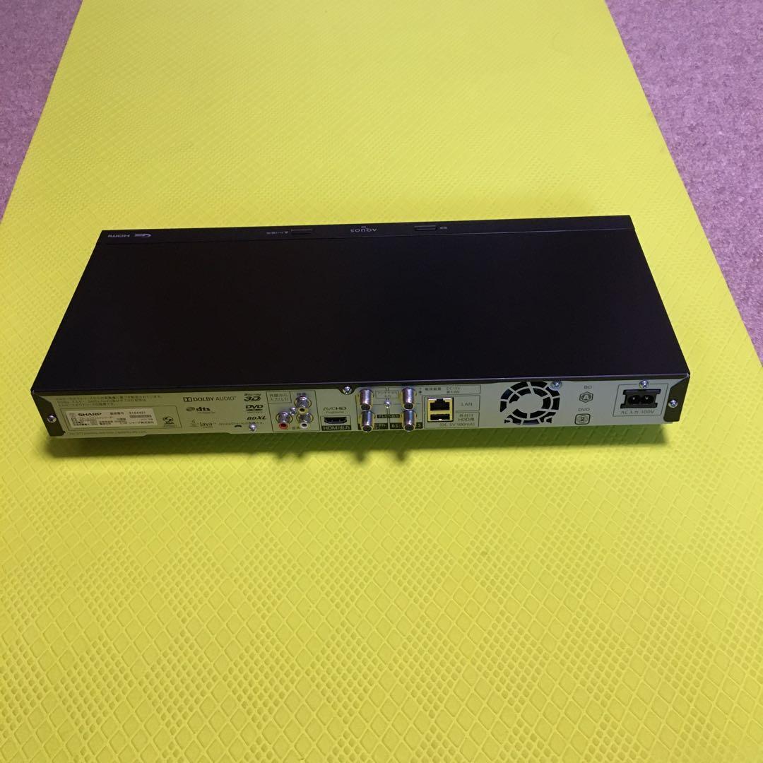 シャープBD-NW520◆2番組同時録画◆純正リモコン◆HDD新品交換済み