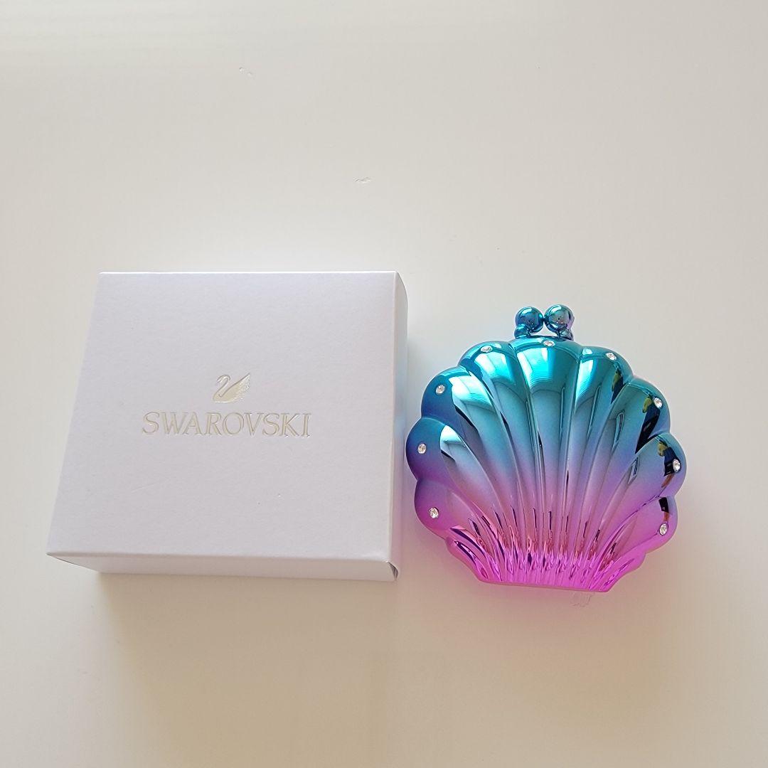 非売品 Swarovski スワロフスキー 貝殻 アクセサリーケース ノベルティ