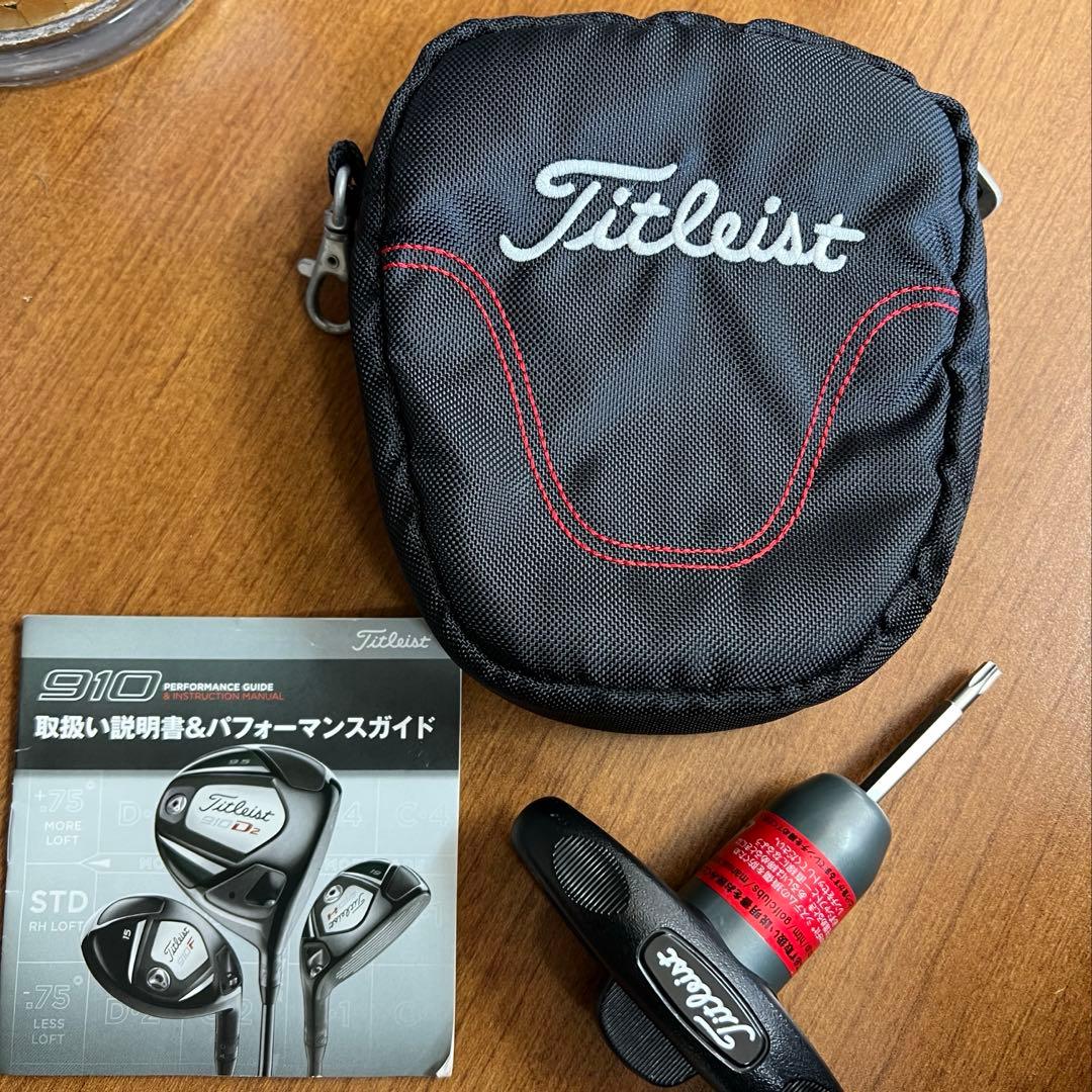 【希少ヘッド単品】タイトリスト 910H 27° ／ 純正レンチ・ポーチ付
