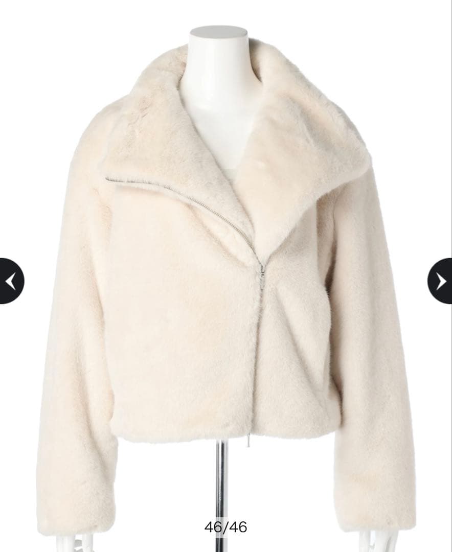 【未使用に近い】Mystrada ファージップコートMサイズ Mystrada（マイストラーダ）の「ファージップコート（ダウンジャケット