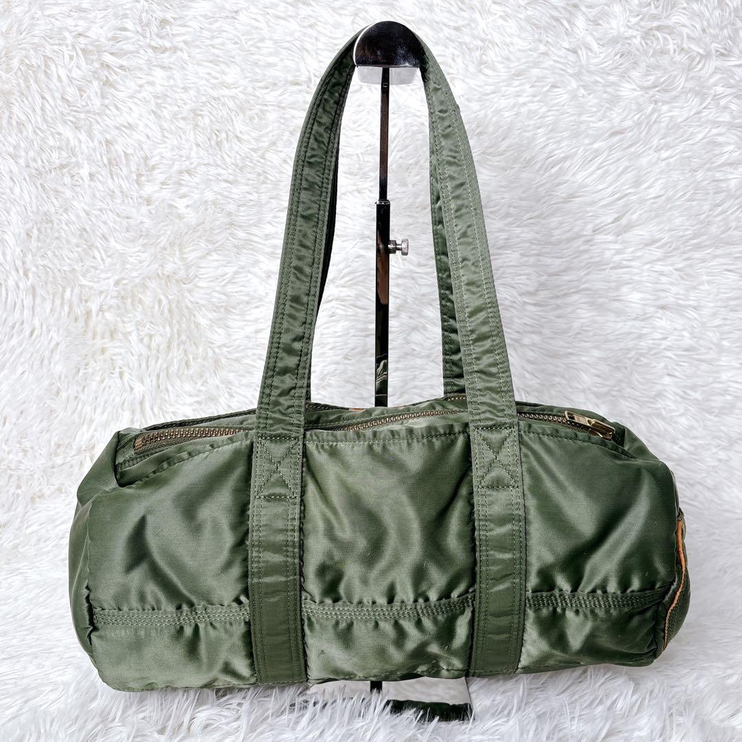 ポーター／タンカー】ミニボストンバッグ ダッフル ナイロン グリーン