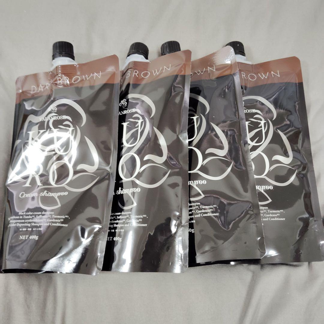 zk8373 バランスローズ KUROシャンプー(ダークブラウン) 400g×4 zk8373 バランスローズ KUROシャンプー(ダークブラウン) 400g×4 バラン