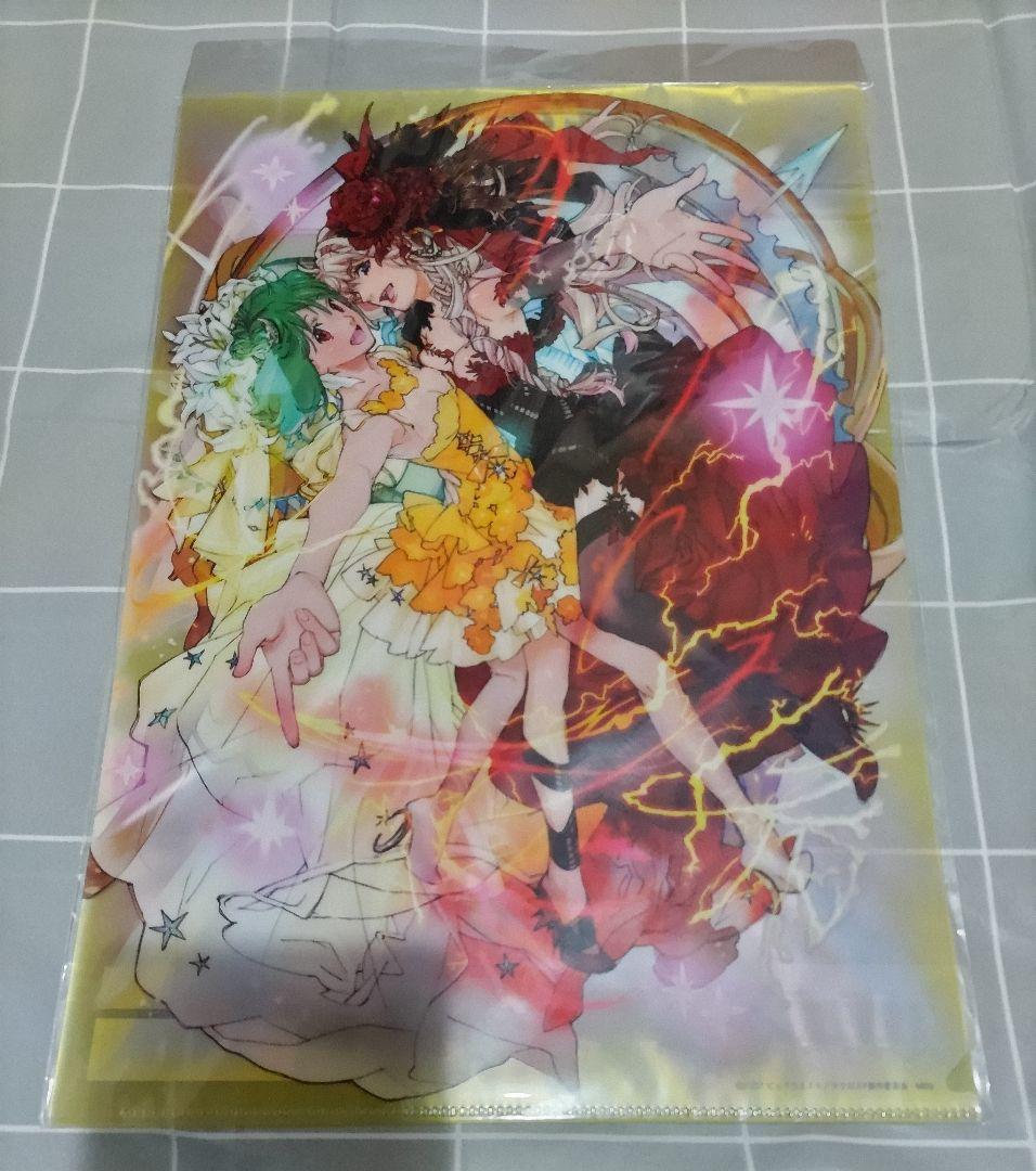 マクロスF 10周年 なつかし画廊 日本橋三越 クリアファイル シェリル ランカ マクロスF 10周年 なつかし画廊 日本橋三越 クリアファイル シェリル