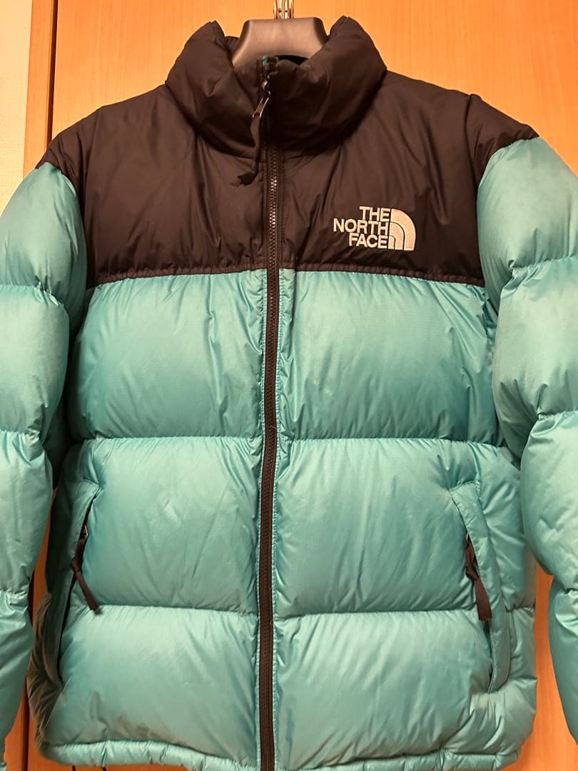 THE NORTH FACE ダウンジャケット ミントグリーン/黒 ノースフェイス 1996 レトロ ヌプシ ダウンジャケット ミント グリーン
