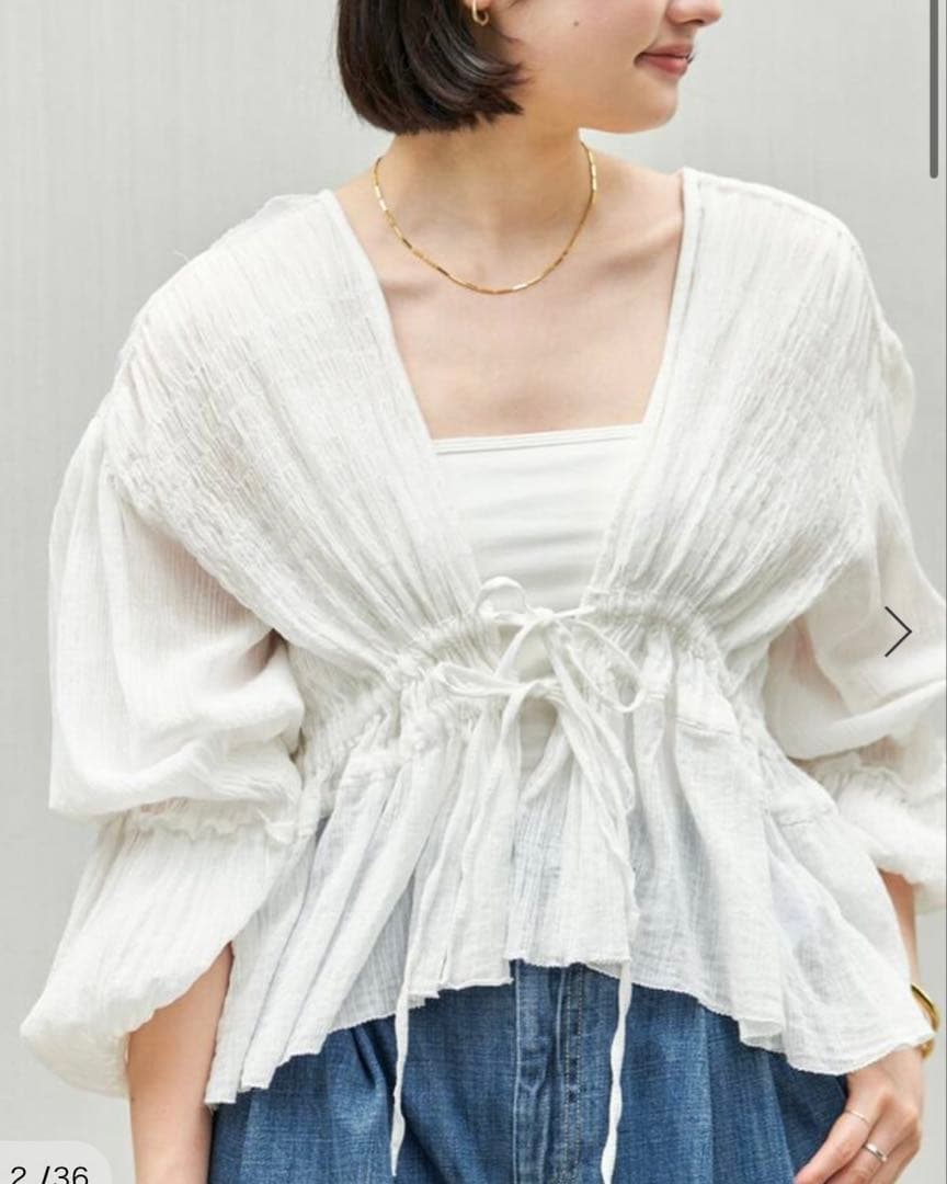 plage RIAM SWEET ブラウス プラージュトップス シャツブラウス 追加》R'IAM SWEET ブラウス 2（シャツ／ブラウス）｜Plage