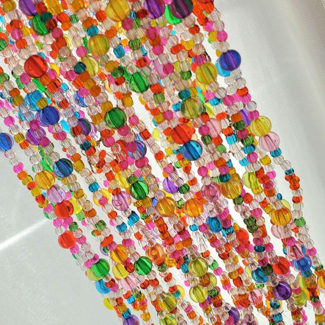 ビーズ のれん ビーズカーテン ビーズのれん 昭和レトロ 平成 雑貨