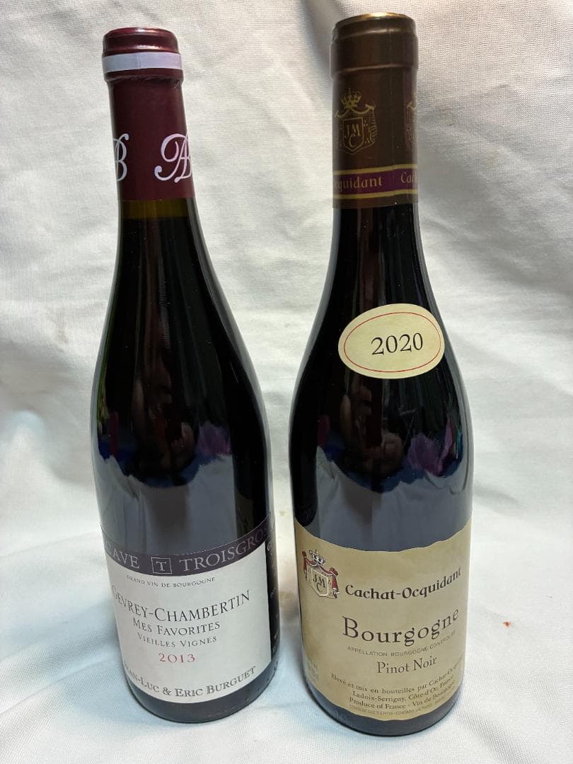 ゴ*ン様 パ*ダ様 2本 2013 ジュヴレ・シャンベルタン／2020 ブルゴー ジュヴレ・シャンベルタン アン・ヴォーヌ [2013] ドミニク・ドゥラン