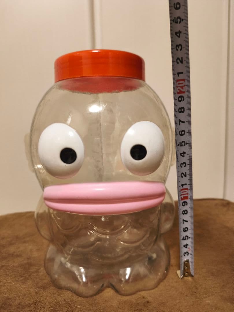 サンリオハンギョドン 当時物 昭和レトロ 旧ロゴ プラ製　小物入れ サンリオハンギョドン 当時物 昭和レトロ 旧ロゴ プラ製 小物入れ