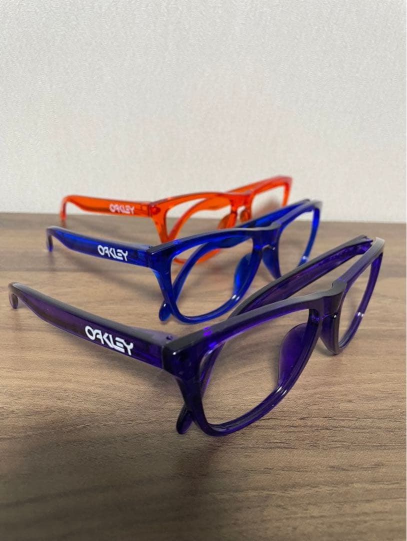 OAKLEY FROGSKINS カスタムフレーム 3本セット販売 - メルカリ