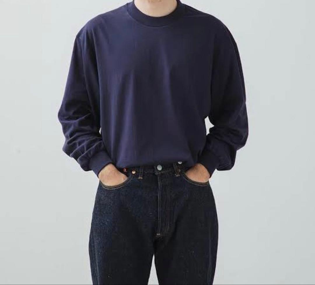 【タグ付き新品未使用】KAPTAIN SUNSHINE 長袖Tシャツ 濃紺 Kaptain Sunshine（キャプテン サンシャイン） 週末限定ポイント10倍