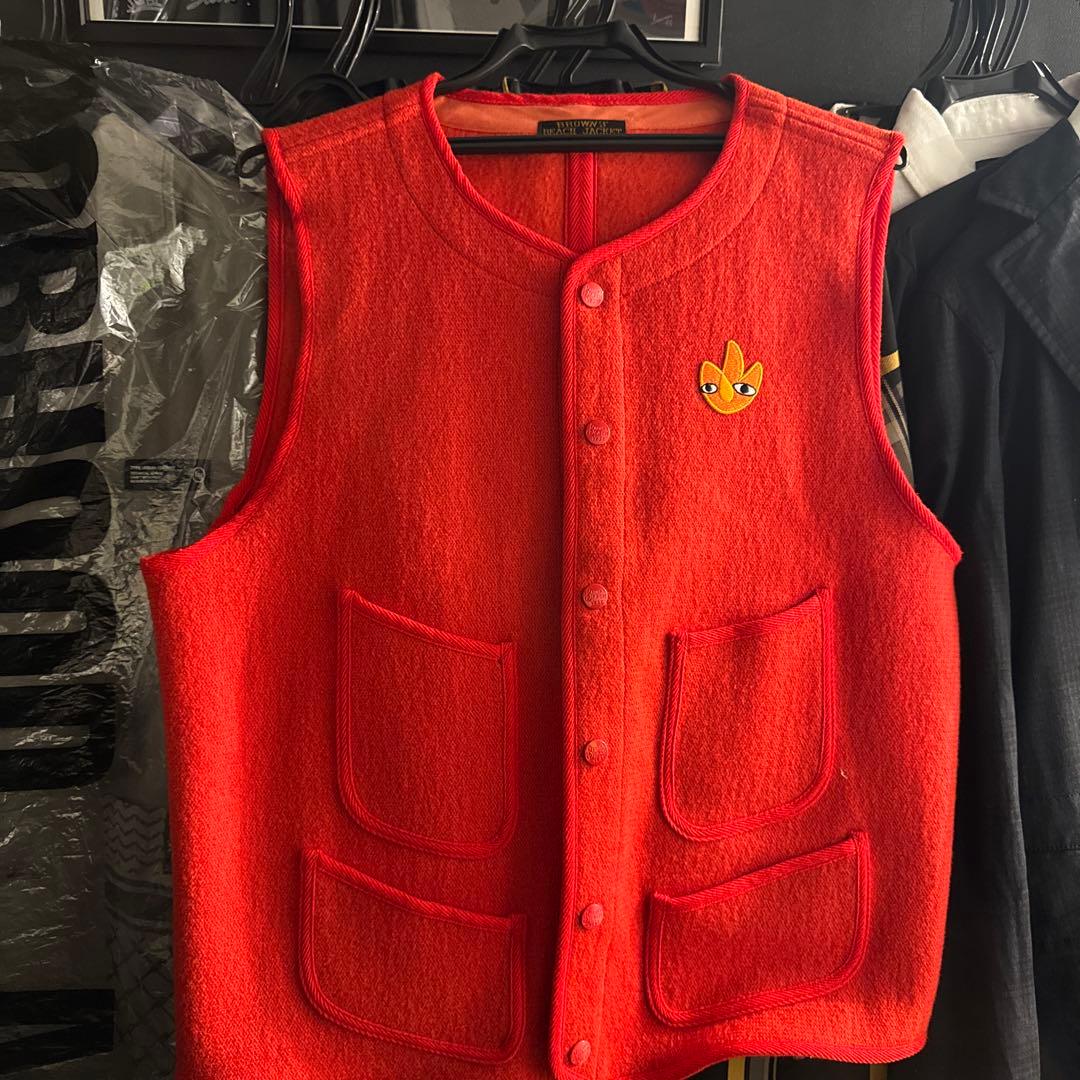 新品　YAMANE BROWN'S BEACH JACKET 赤ベスト 中古・古着通販】BROWN'S BEACH JACKET (ブラウンズビーチジャケット
