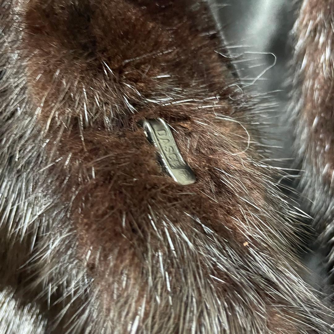 サガミンク 13 XL サイズ 毛皮 コート 銀タグ ブラック リアル ファー