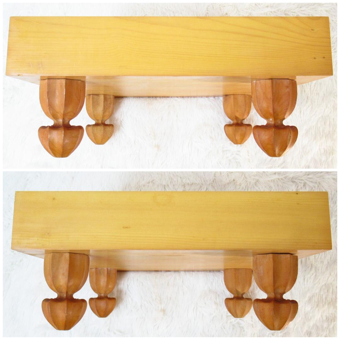 高級 本榧 碁盤 囲碁盤 柾目 ハギ盤 5枚継 厚さ8.6cm