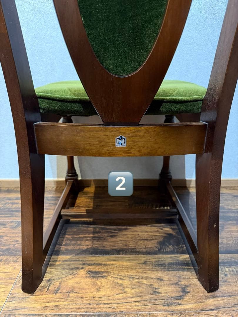 ヴィンテージチェア2脚セット ナガノインテリア - メルカリ