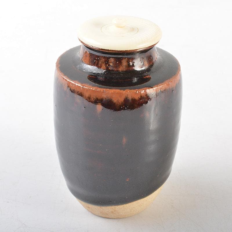 Gojyo様専用 茶道具 加藤弥右衛門作 瀬戸茶入 仕覆付 共箱 V R6107