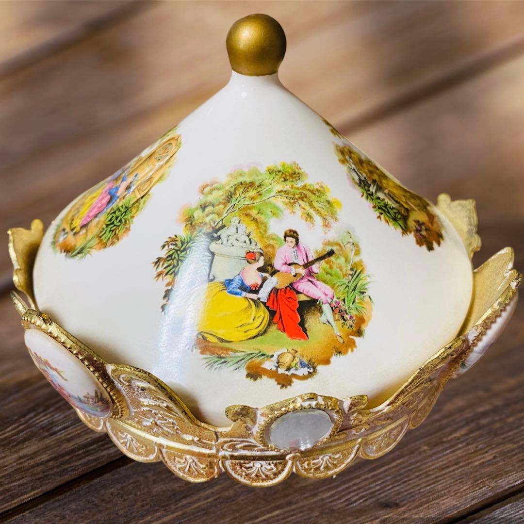 Sankyo オルゴール 陶器製メリーゴーランド - メルカリ