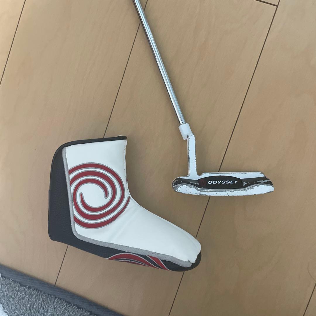 ODYSSEY パター 33インチ ホワイト/ブラック カバー新品付き - メルカリ