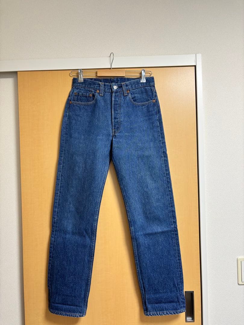 80‘s Levi's 501 USA製　W30 L34 Levi's 501 Jeans Vintage Mens W30 L34 Straight Leg Button-Fly Blue