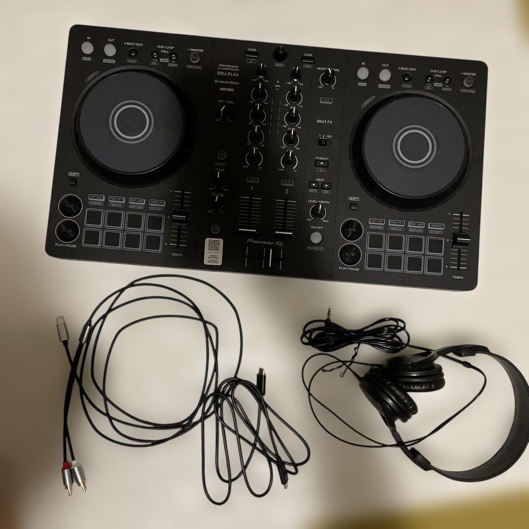 PioneerDDJ-FLX4 コントローラー★優良安心最安のエキスパート★専用 DDJ-FLX4 - マルチアプリ対応2ch DJコントローラー (Black)