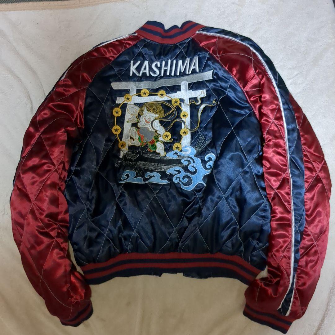 スカジャン Lサイズ 鹿島アントラーズ IN.FIGHT インファイト 刺繍