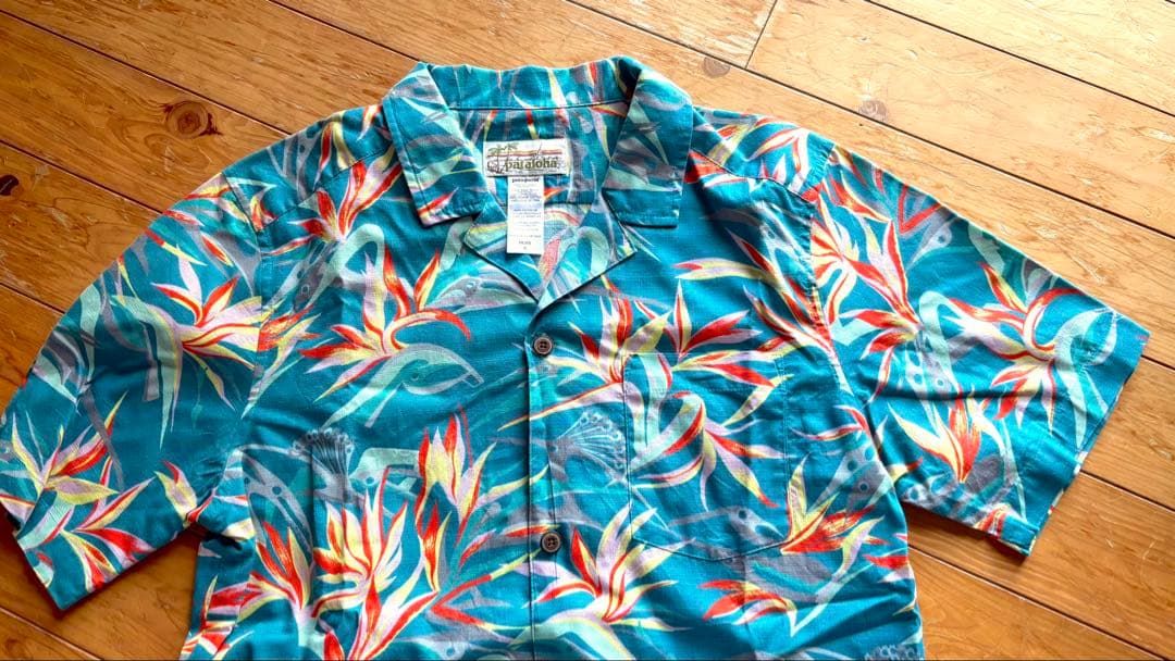 patagonia アロハシャツ パタロハ 極楽鳥花 復刻モデル