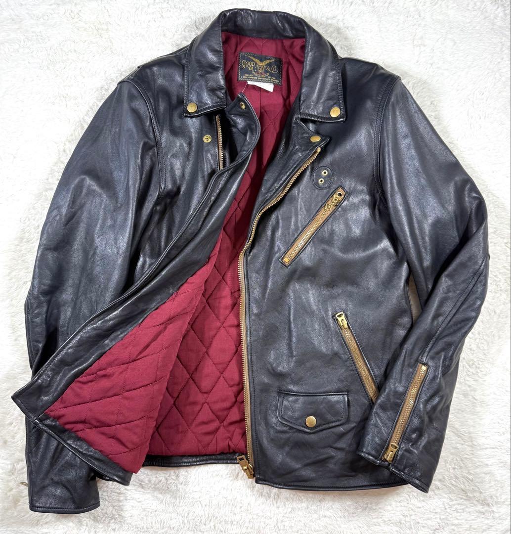 GOOD OL' ライダースジャケット レザージャケット GOOD OL'のライダースジャケットを使った人気ファッション