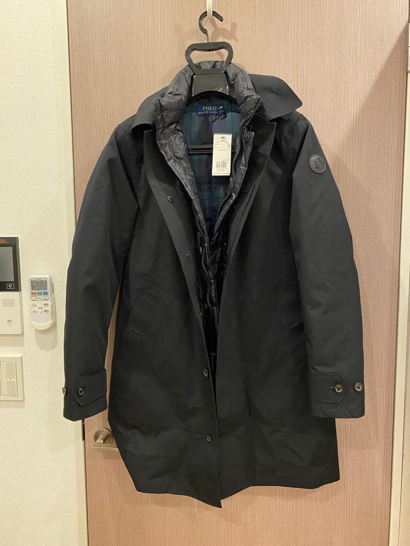 新品タグ付】ポロラルフローレン 黒 3WAY インナーダウン付き コート
