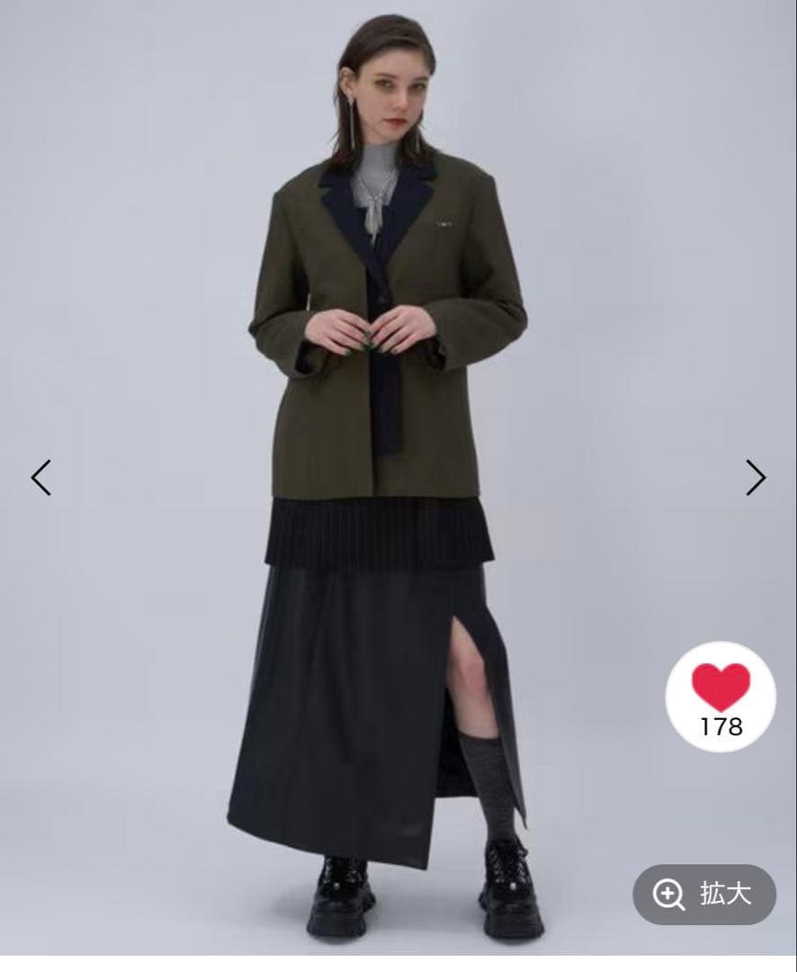 新品　未開封　HARE ハイショクミドルジャケット　今季 ハイショクミドルジャケット(HARE)（テーラードジャケット）｜HARE