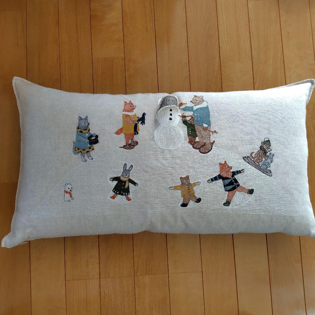 CORAL & TUSK　コーラル&タスク　クッション　中材付き Coral & Tusk × Orneko ネコクッション｜オルネコ（クッション・マット