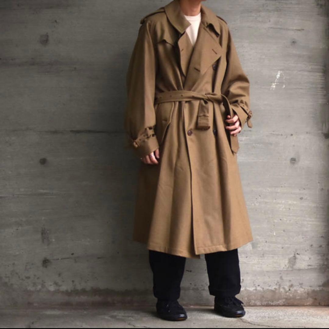 aularee 18aw ウールカシミヤトレンチコート - メルカリ