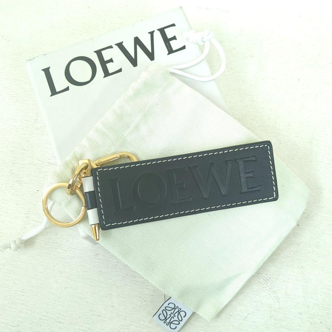 専用★★ロエベ キーリング キーホルダー アナグラム レザー ブラック ホワイト 楽天市場】ロエベ キーリング／キーホルダー LOEWE バッグチャーム