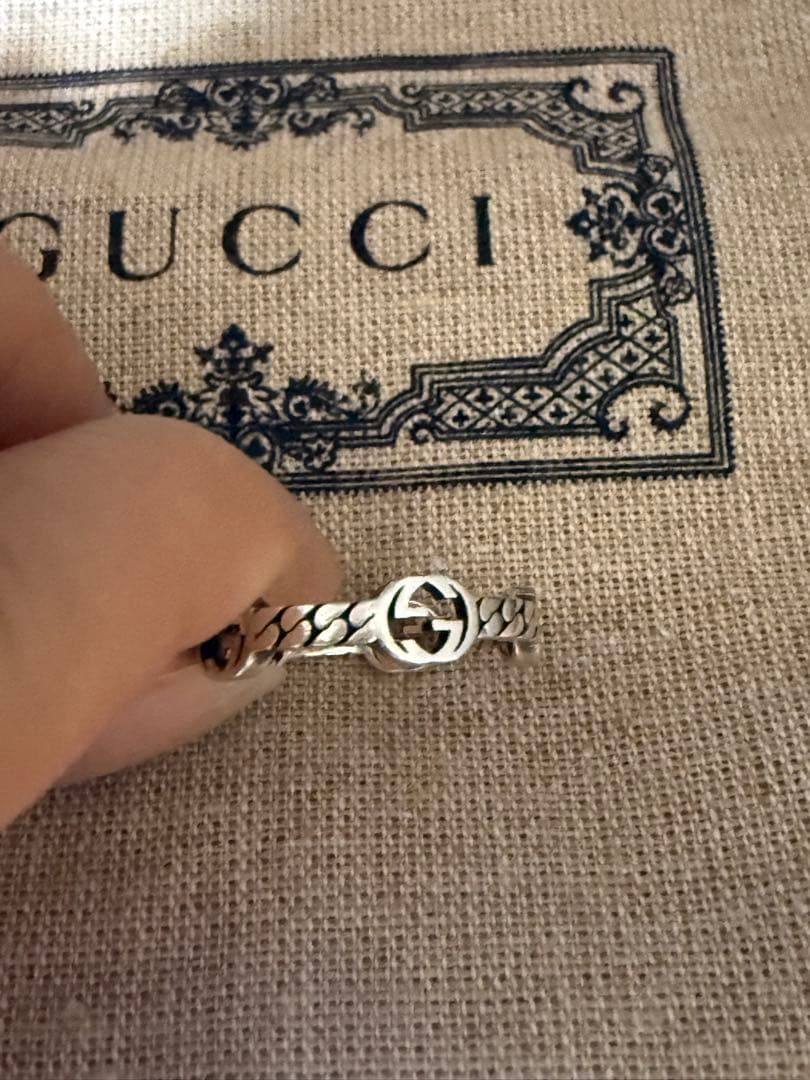 GUCCI シルバーリング 60号 ロゴ入り 楽天市場】GUCCI グッチ 指輪 メンズ レディーススターリングシルバー